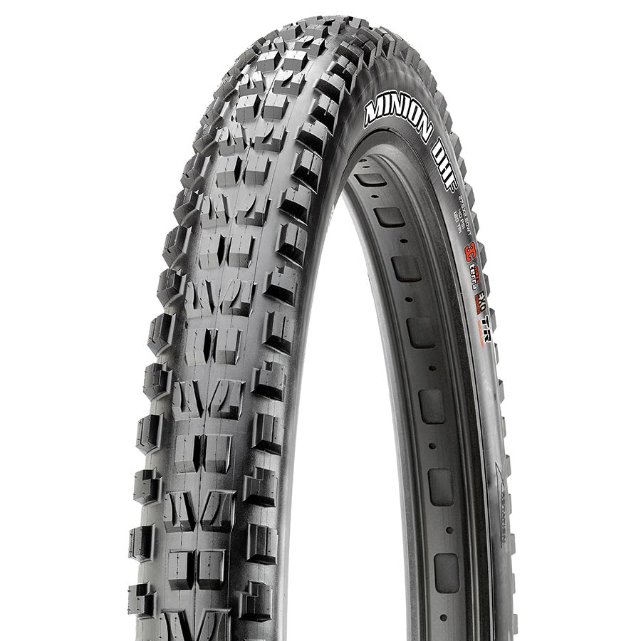 Tires Maxxis Maxxis Minion DHF Tire - 27.5 x 2.5 Tubeless Folding BLK Dual EXO Wide Trail Dark Slate Gray