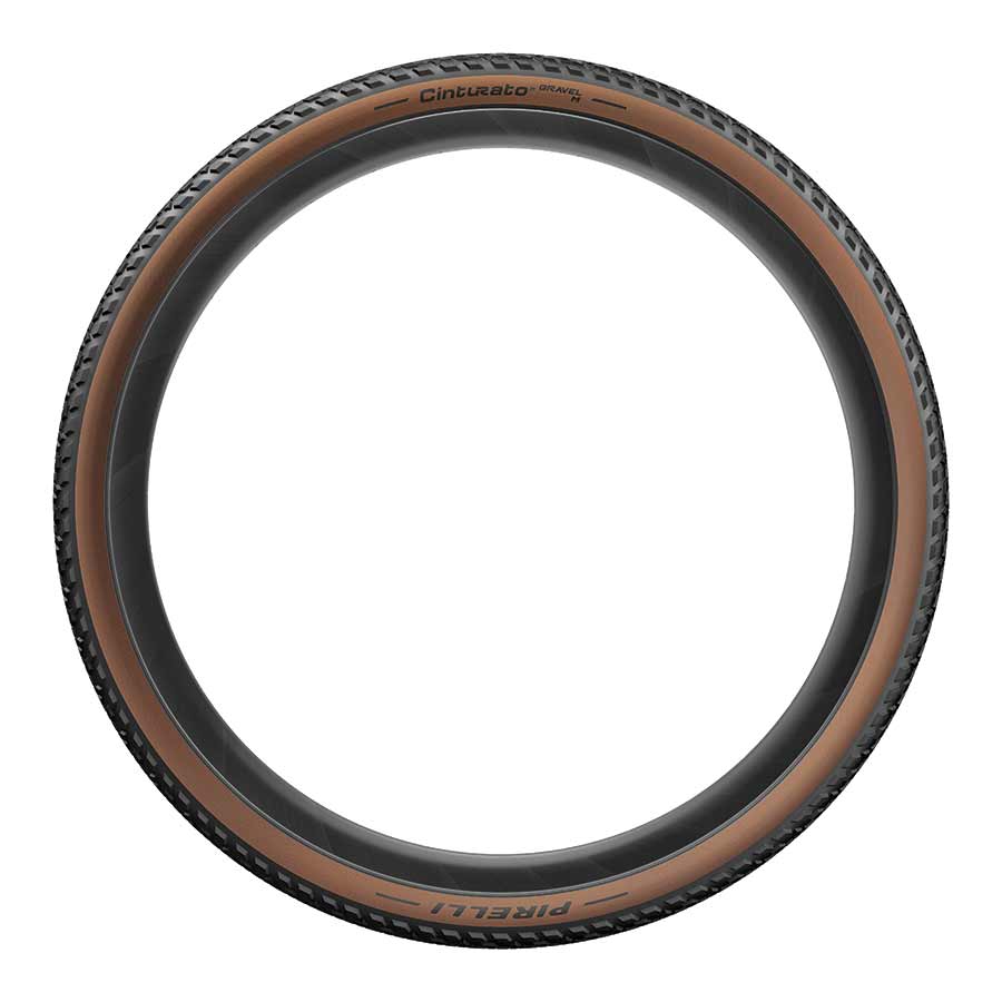 Tires Pirelli Pirelli Cinturato Gravel M Tire - 650b x 45 Tubeless Folding Classic Tan Dark Slate Gray