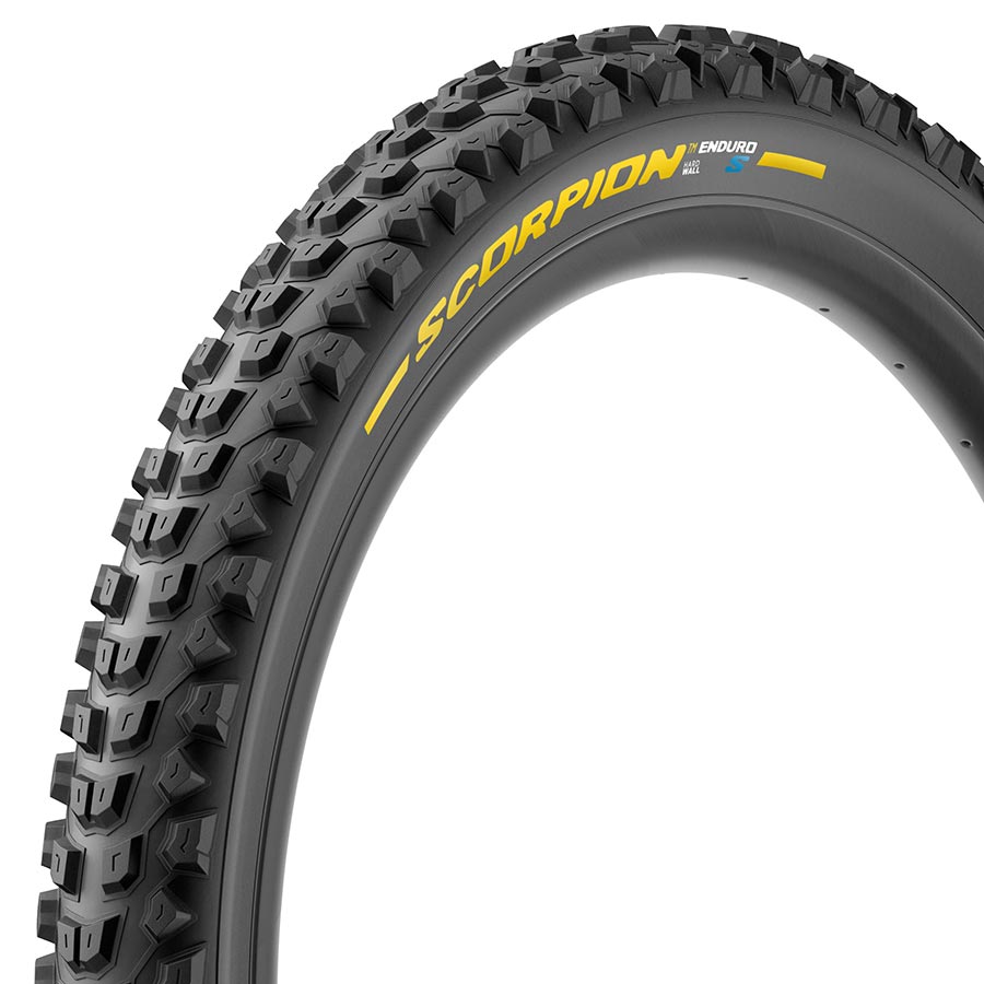 Tires Pirelli Pirelli Scorpion Enduro S Tire - 29 x 2.4 Tubeless Folding Color Addition YLW Label HardWall SmartGrip Gravity Dark Slate Gray