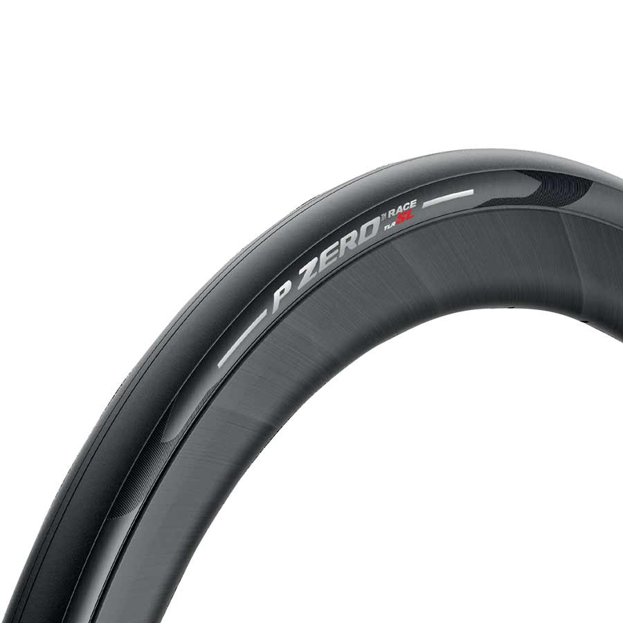 Tires Pirelli Pirelli P ZERO Race TLR SL Tire - 700 x 28 Tubeless Folding Black Dark Slate Gray