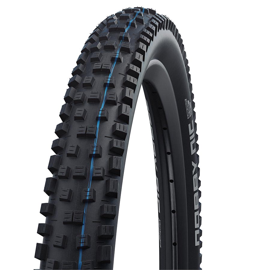 Tires Schwalbe Schwalbe Nobby Nic Tire - 27.5 x 2.4" Tubeless Folding BLK Evolution Line Addix SpeedGrip Super Ground Dark Slate Gray
