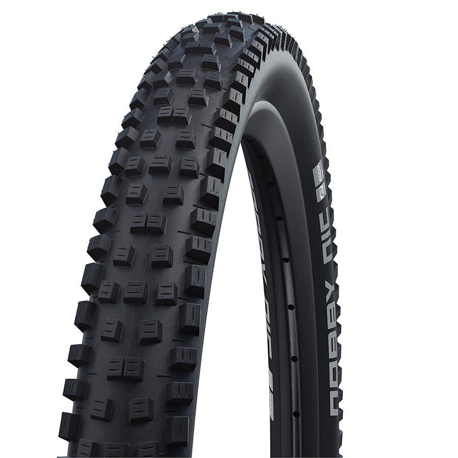Tires Schwalbe Schwalbe Nobby Nic Tire - 27.5 x 2.4 Tubeless Folding BLK Performance Line Addix E-50 Dark Slate Gray