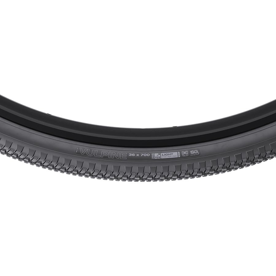 WTB Vulpine Tire - 700 x 36 TCS Tubeless Folding BLK Light/Fast Rolling Dual DNA