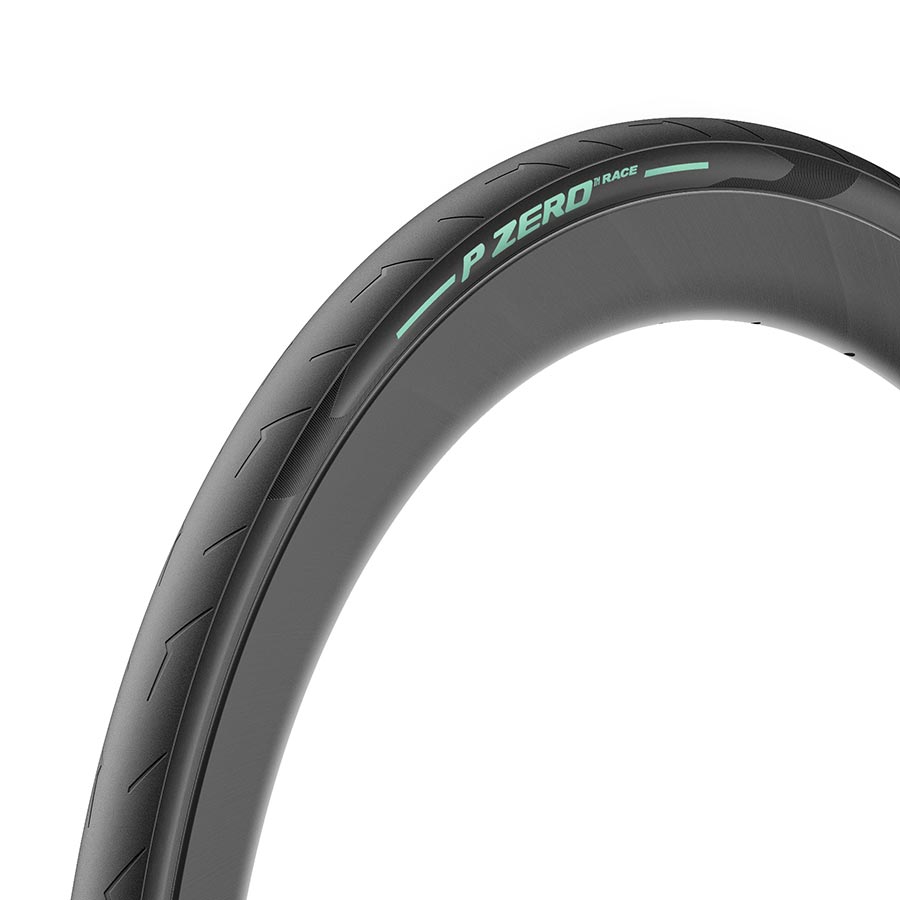 Tires Pirelli Pirelli PZero Race Road Tire 700x28C Folding Clincher SmartEVO TechBELT 127TPI Green Made in Italy Dim Gray