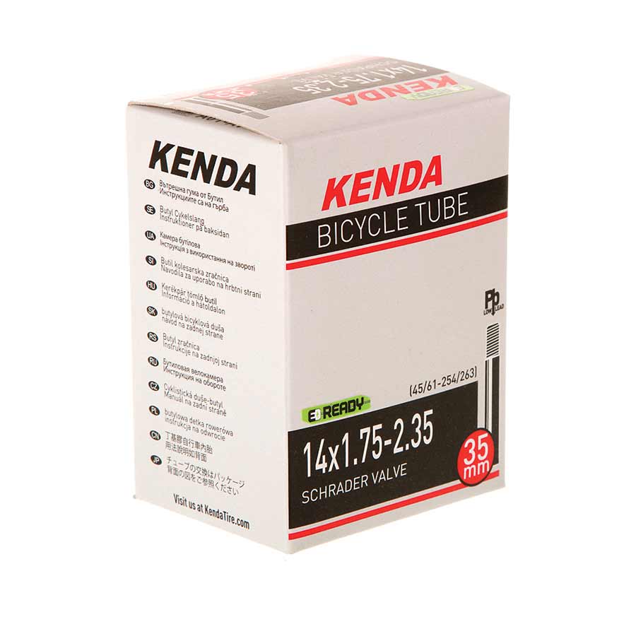 Tube Kenda Kenda Butyl-LL Tube 14 x 1.75-2.35" SV - Each Light Gray