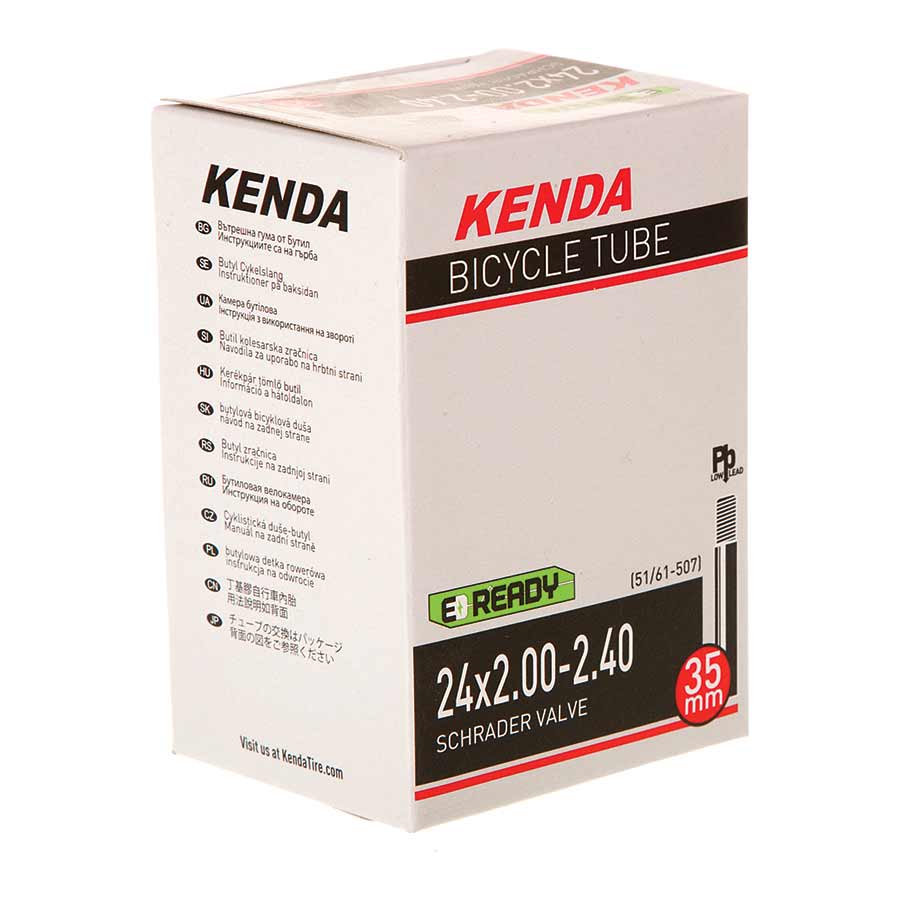 Tube Kenda Kenda Butyl-LL Tube 24 x 2.0-2.4" SV Each Light Gray