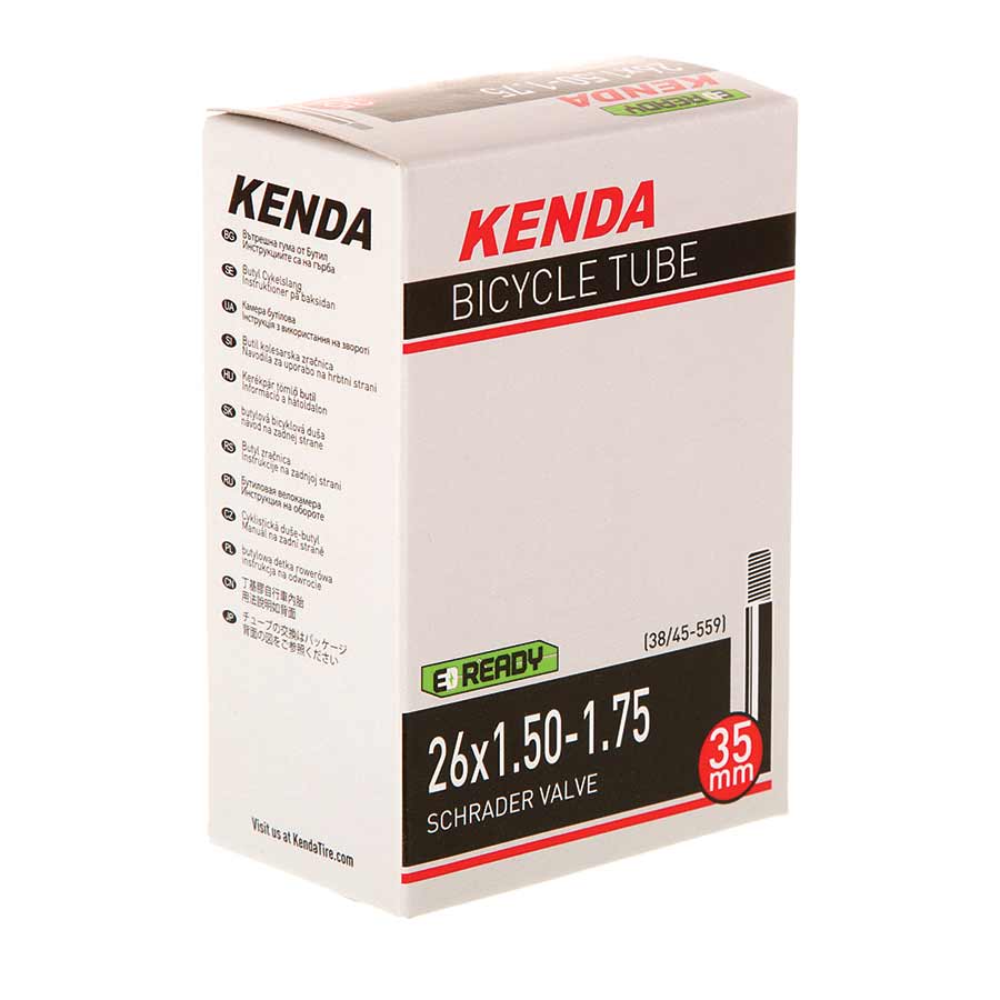 Tube Kenda Kenda Tube - 26 x 1.5 - 1.75 Schrader Valve Light Gray