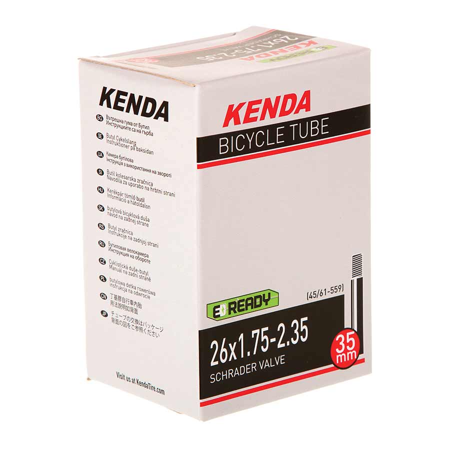 Tube Kenda Kenda Tube - 26 x 1.75 - 2.35 Schrader Valve Light Gray