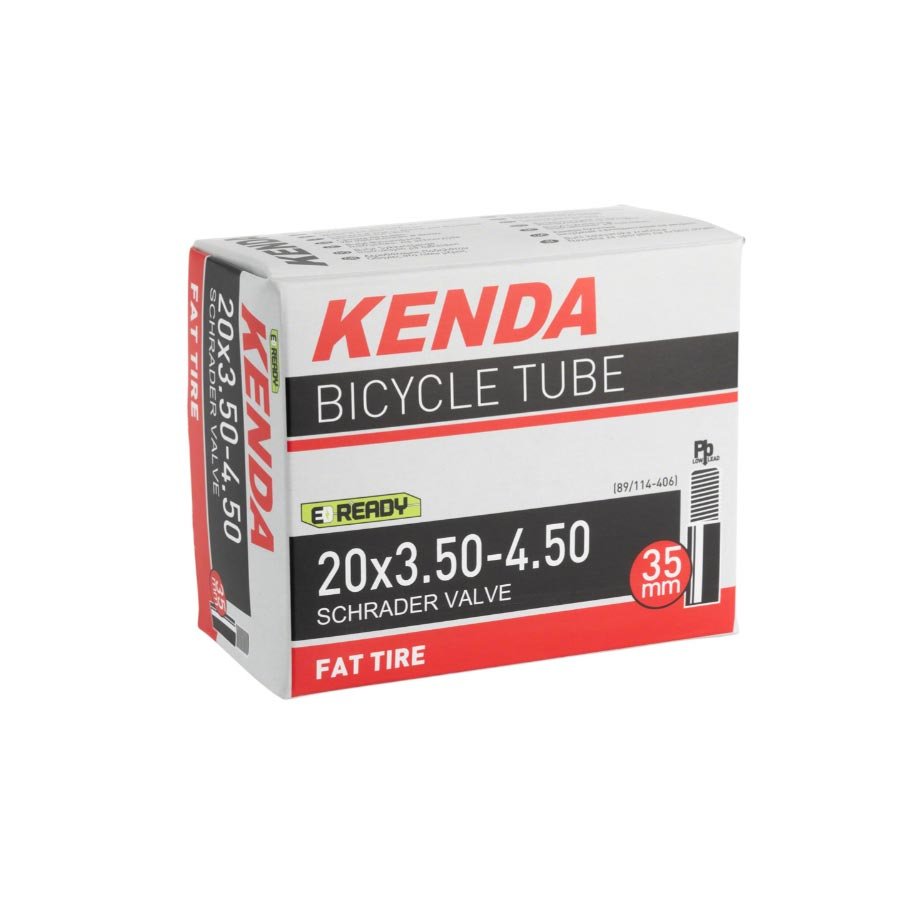 Tube Kenda Kenda Tube - 20 x 3.5 - 4.5 Low Lead Schrader Valve Sienna
