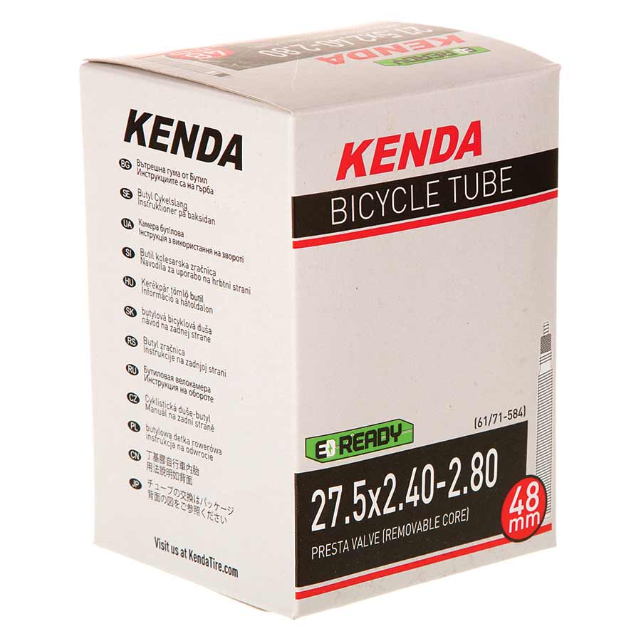 Tube Kenda Kenda Presta Tube Presta Length: 32mm 24 1-1/8 x 1-1/2 Light Gray