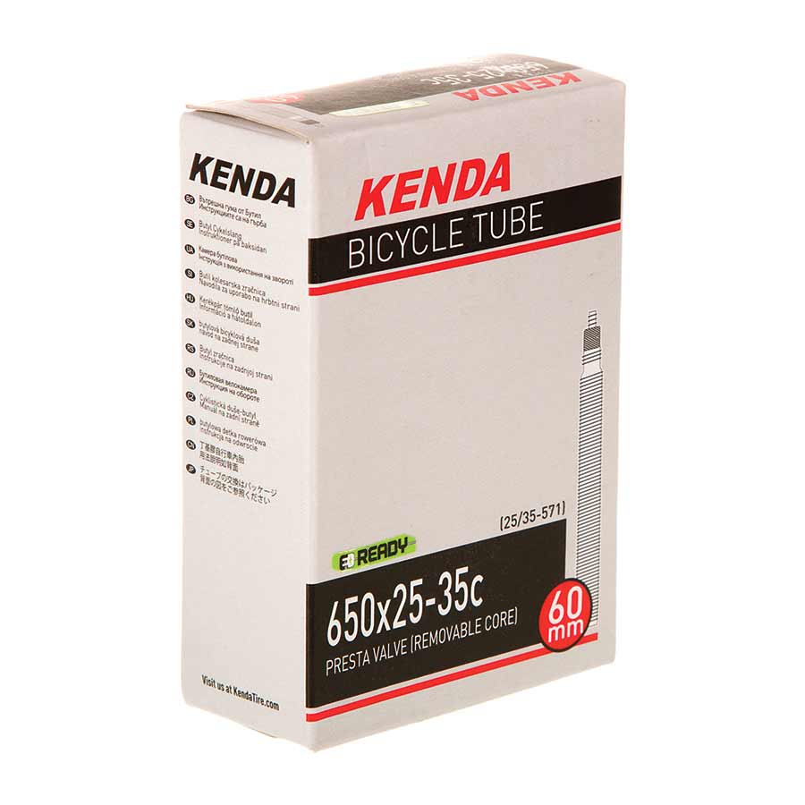 Tube Kenda Kenda Butyl Tube 26 x 1.75-2.35" PV/48mm - Each Light Gray