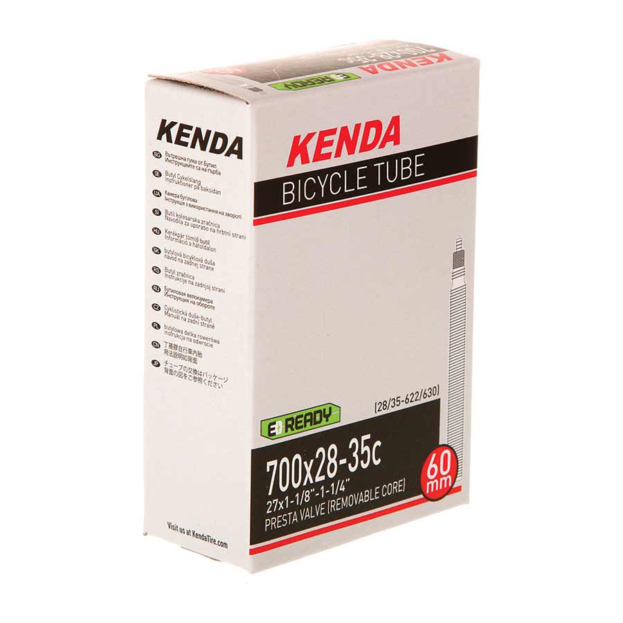 Tube Kenda Kenda Tube - 700 x 20 - 28mm 32mm Presta Valve Light Gray
