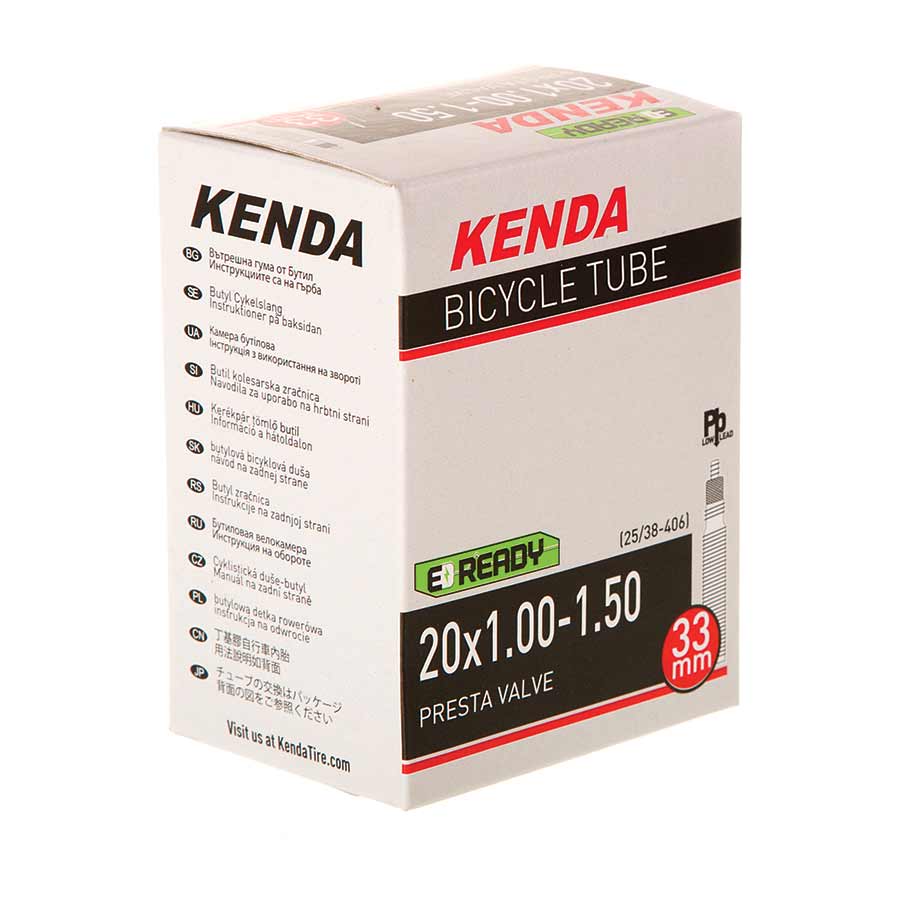 Tube Kenda Kenda Butyl Tube 26 x 3.5-4.5" PV/48mm RVC - Each Light Gray