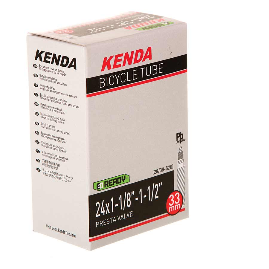 Tube Kenda Kenda Butyl Tube 27.5 x 2.4-2.8" PV/48mm RVC - Each Light Gray