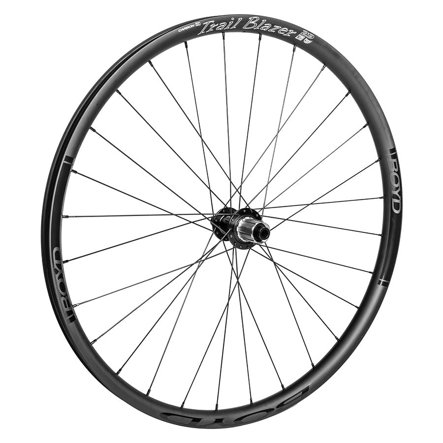 Wheels Boyd Cycling Boyd Cycling Trailblazer Wheel Rear 29 / 622 Holes: 28 12mm TA 148mm Disc Shimano HG 11 Dark Slate Gray