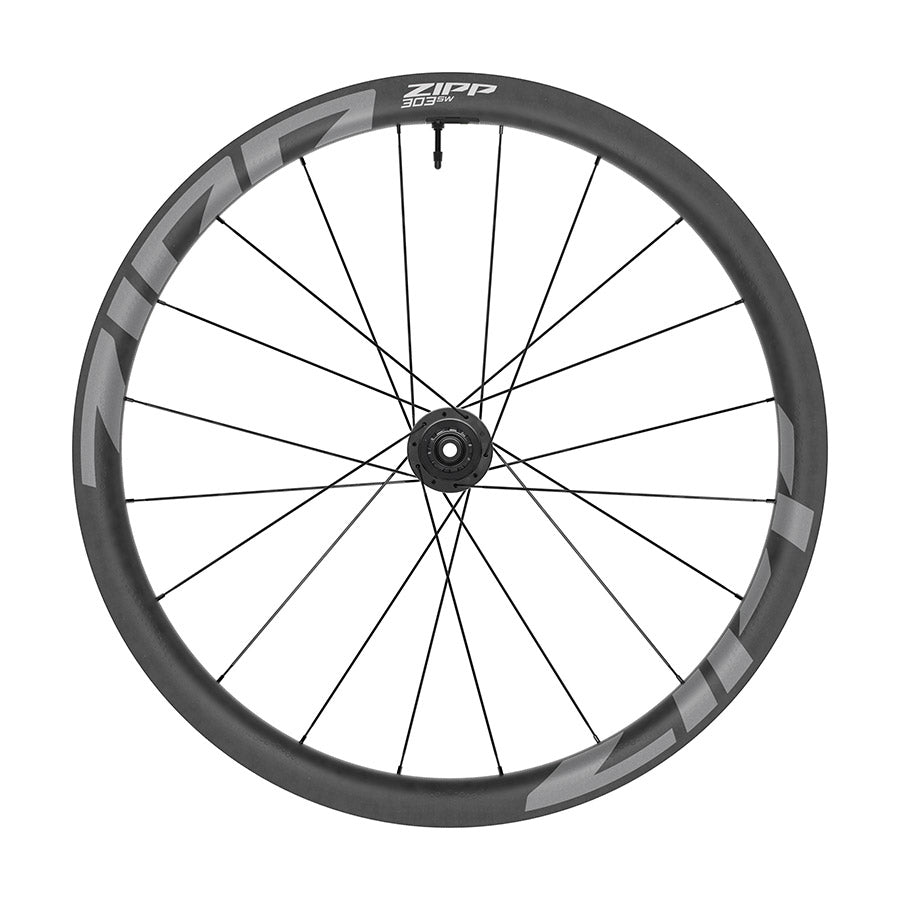 Rear Wheel Zipp Speed Weaponry Zipp 303 SW Rear Wheel - 700 12 x 142mm Center-Lock XDR Tubeless Carbon w/ Wheel Sensor A1 Dark Slate Gray