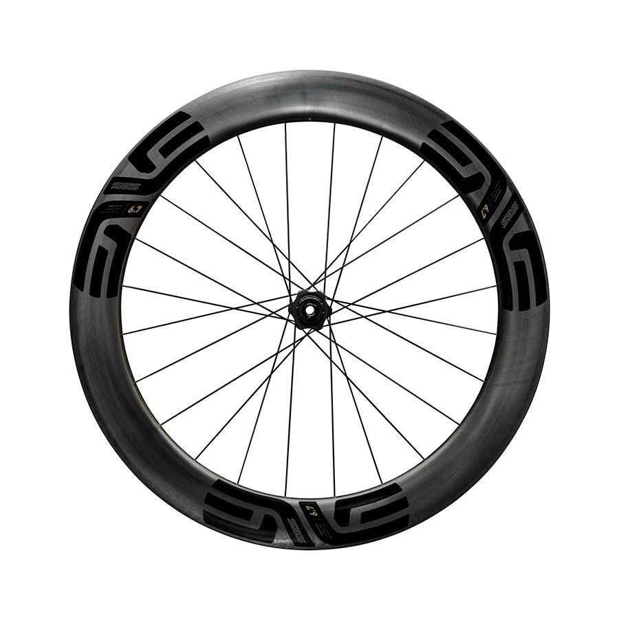 Rear Wheel ENVE Composites ENVE Composites SES 6.7 Rear Wheel - 700 12 x 142 Center-Lock XDR Innerdrive 60pt BLK Dark Slate Gray