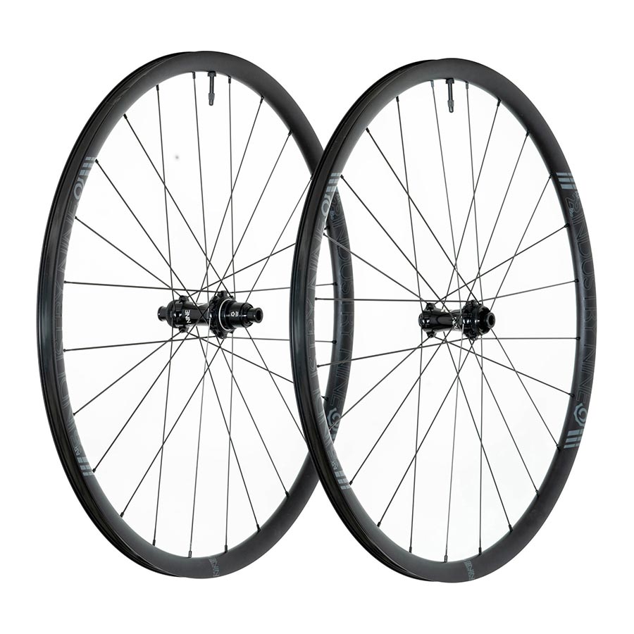 Wheels Industry Nine Industry Nine Solix SL AR25 Wheel Front and Rear 700C / 622 Holes: F: 24 R: 24 F: 12mm R: 12mm F: 100 R: 142 Disc Center Lock Shimano Road 11 Set Dark Slate Gray