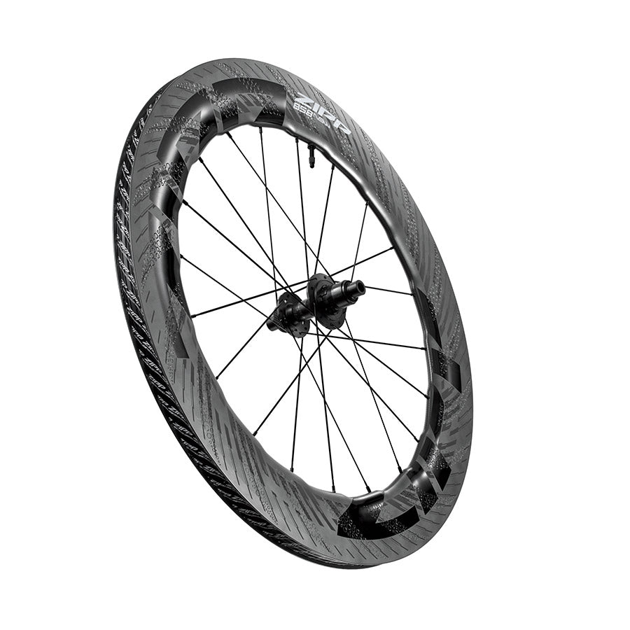 Rear Wheel Zipp Speed Weaponry Zipp 858 NSW Rear Wheel - 700 12 x 142mm Center-Lock HG11 Tubeless Carbon D1 Dim Gray