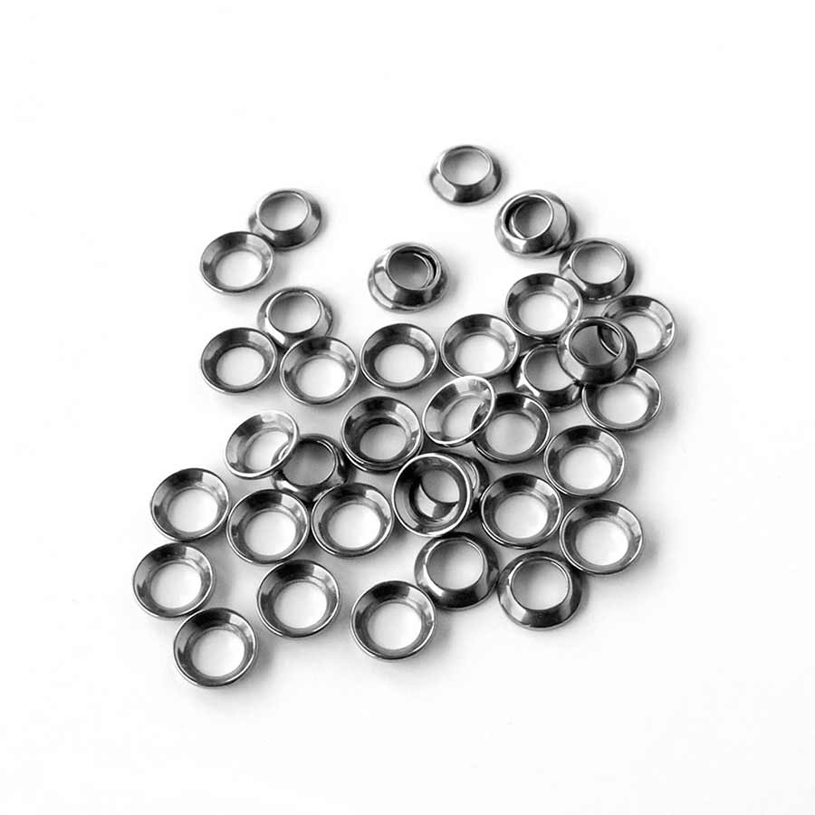 Spoke Nipples Sapim Sapim Polyax Round Nipple washers Bag of 500 Light Gray