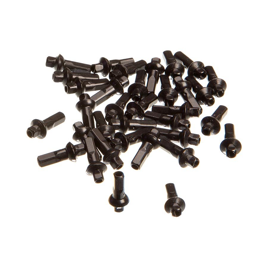 Spoke Nipples Zipp Speed Weaponry Zipp Sapim Double Square Nipples Length: 16mm Black 34pcs Dark Slate Gray