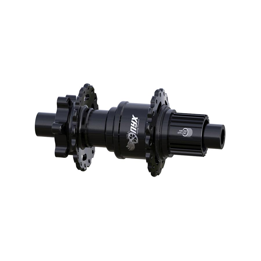 Hubs Onyx Racing Products Onyx Vesper Rear Hub - 12 x 148mm 6-Bolt Black 28H Micro Spline Dark Slate Gray