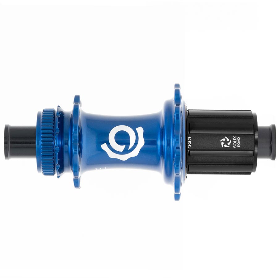 Disc Hubs Industry Nine Industry Nine Solix G Classic Rear HG11 Disc Hub Rear 28H 12mm TA 142mm Shimano HG 11 Blue Dark Slate Blue