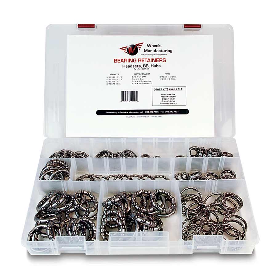 Bearing Kits Wheels Manufacturing Wheels Manufacturing Bearing Retainer Kit 120 Pieces Light Gray