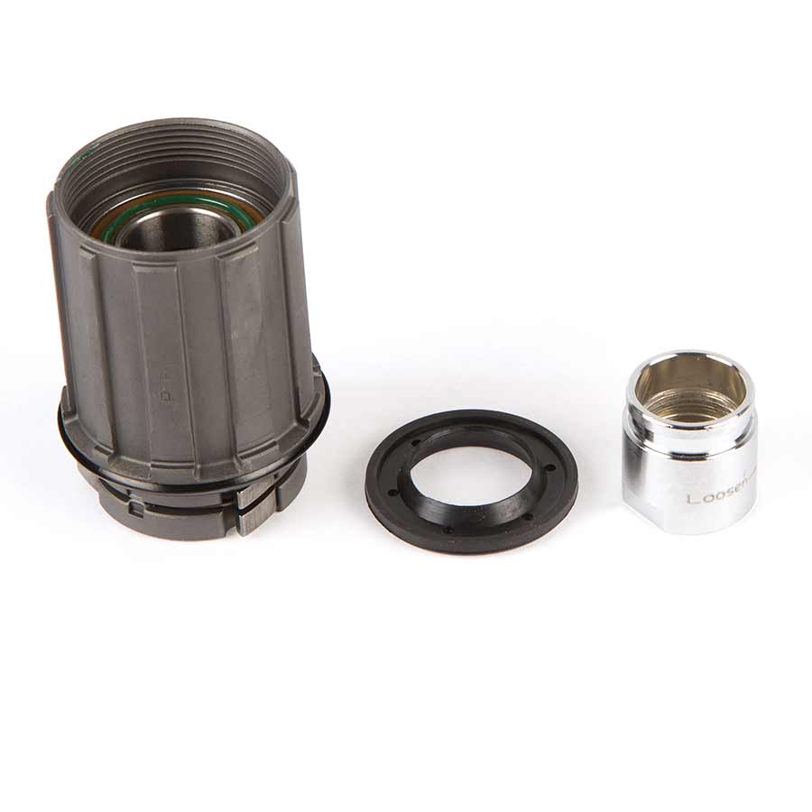 Freehubs SRAM SRAM 9/10 Speed Freehub Body and Right Axle End Cap for 746 Rear Hub Dim Gray