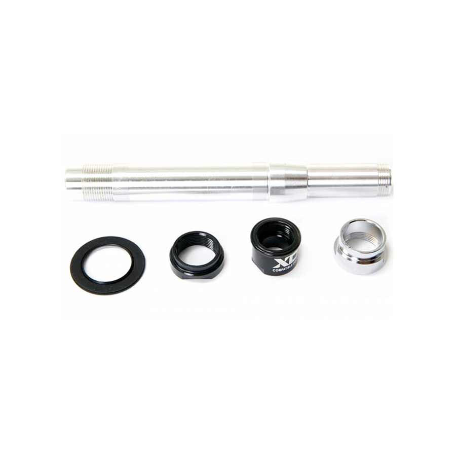 Axles & Axle Parts SRAM SRAM Complete Rear Axle Assembly Kit Axle Threaded Lock Nuts End Caps 148 Boost 746 Hub XD Driver Body Dark Slate Gray
