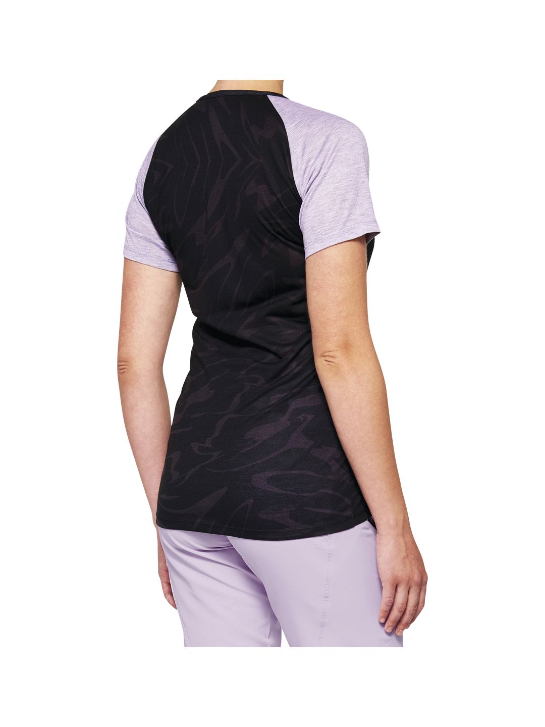 Jerseys 100% 100% Airmatic Jersey - Black/Lavender Short Sleeve Womens Small Black