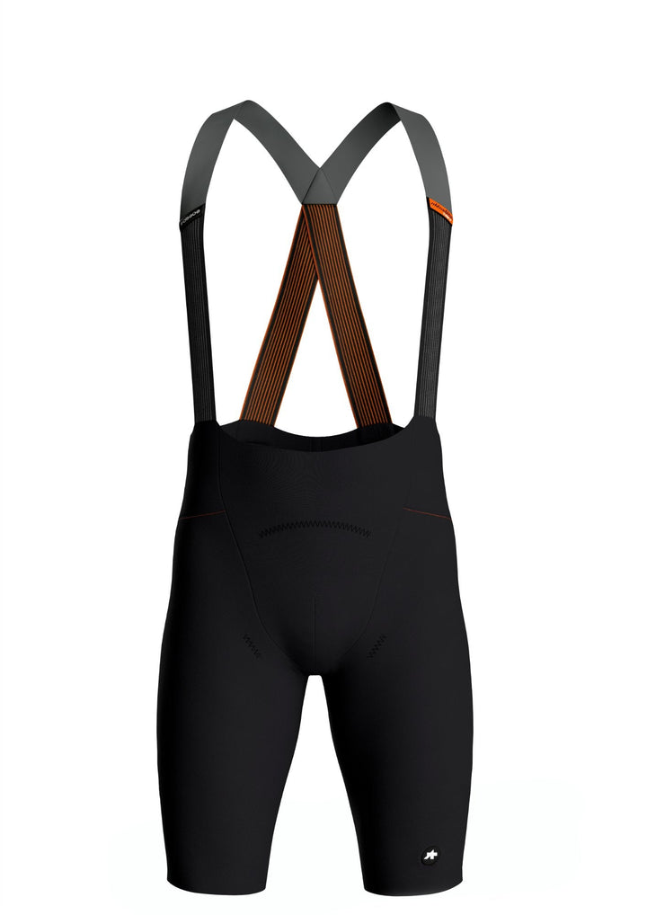 Men Assos Bib Shorts Black Series Front
