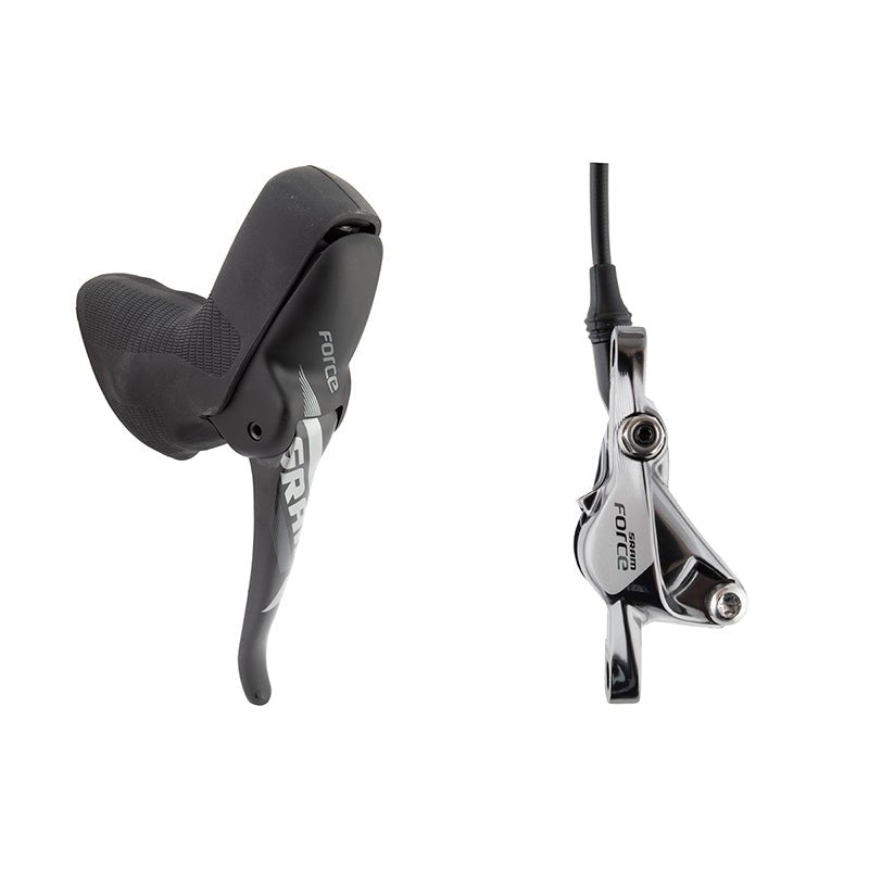 Disc Brake & Lever SRAM SRAM Force 1 Disc Brake and Lever - Front Hydraulic Post Mount Black A1 Dark Slate Gray