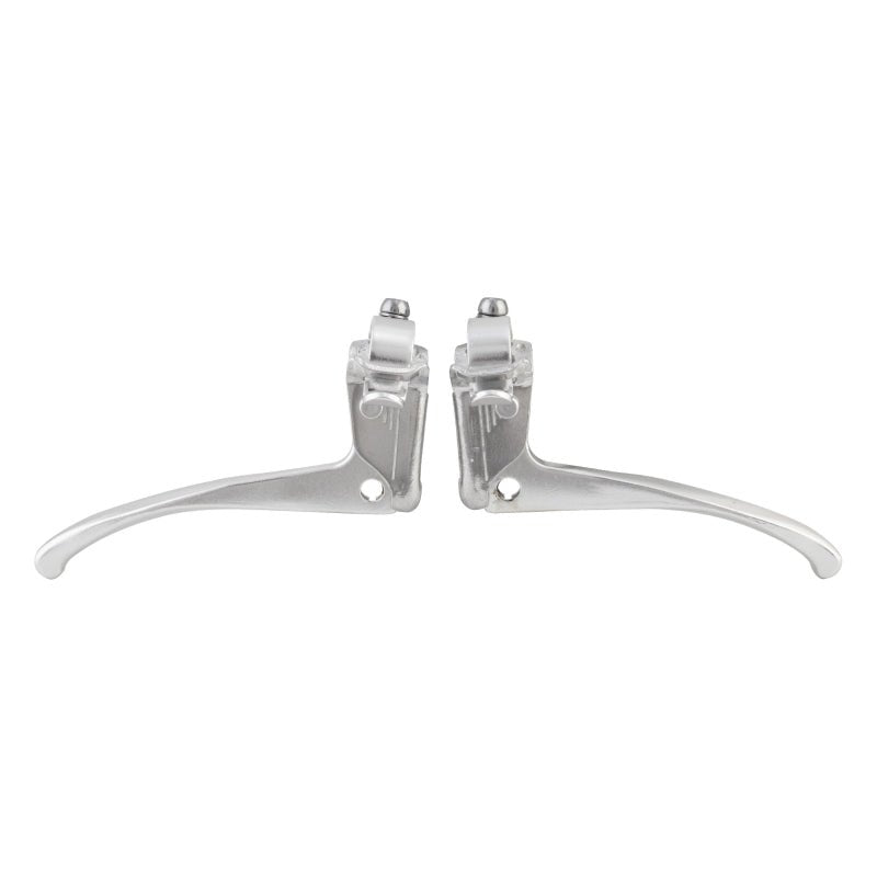 Brake Levers Sunlite Sunlite Sport Alloy Touring Levers Silver Pair 3 finger Gray
