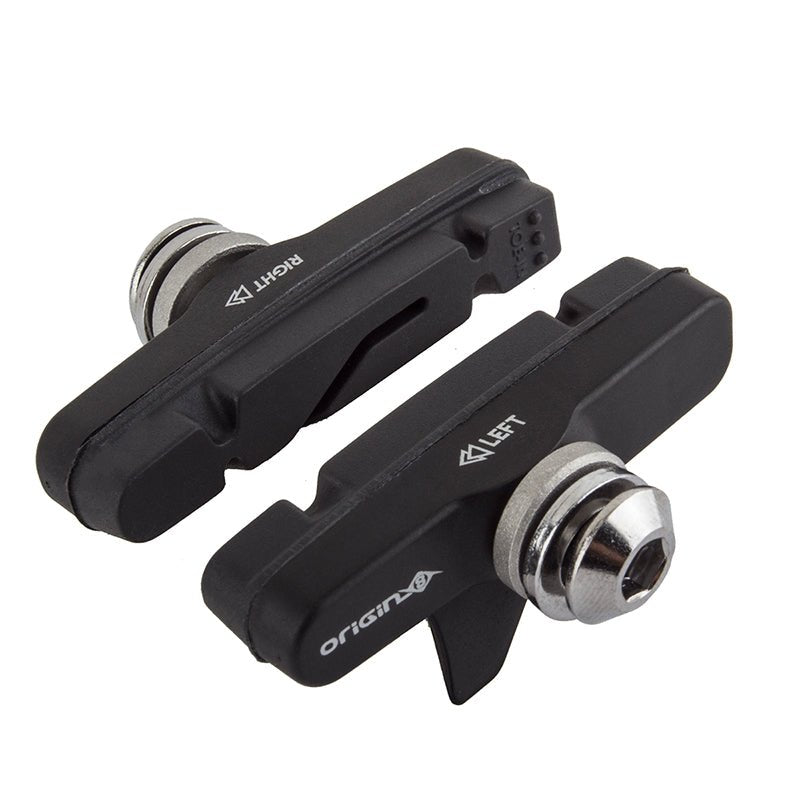 Brake Pads Origin8 Origin8 Vise Road 1-Piece Pads Universal 55mm All-Weather Alloy+ Black Dark Slate Gray