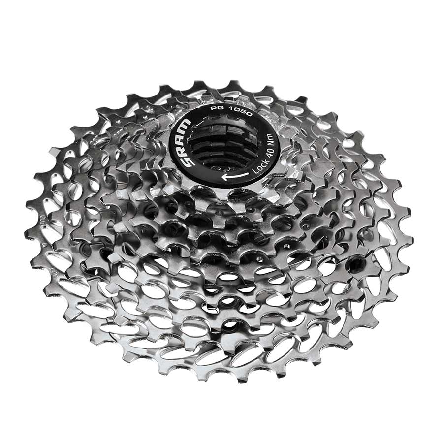 Cassettes and Cogs SRAM SRAM PG-1050 10sp cassette 11-26T 11-12-13-14-15-17-19-21-23-26 Dark Slate Gray