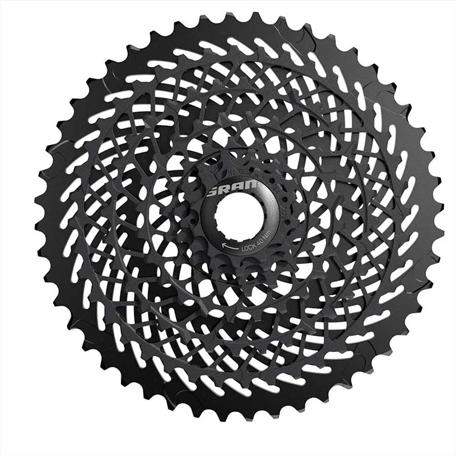 Cassettes and Cogs SRAM SRAM EX1 XG-899 Cassette - 8 Speed 11-48t Black Dark Slate Gray