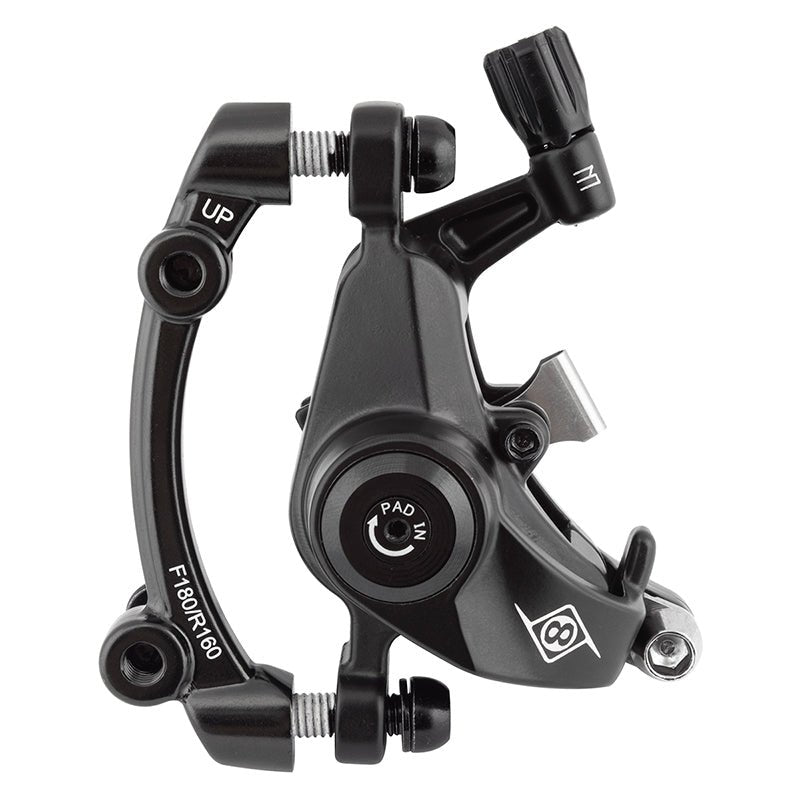 Brakes Origin8 Origin8 Vise II PM MTB Mechanical Disc Brake Frt or Rr disc brake Black Dark Slate Gray