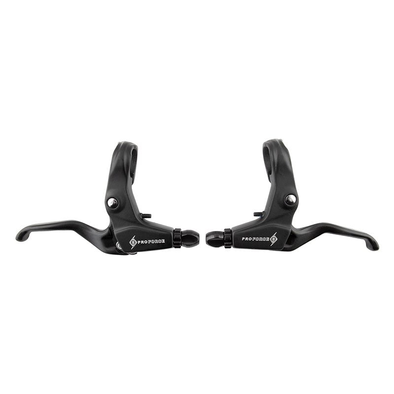 Brake Levers Origin8 Origin8 Pro Force Universal Levers Black/Black Pair 2 Finger Universal Dark Slate Gray