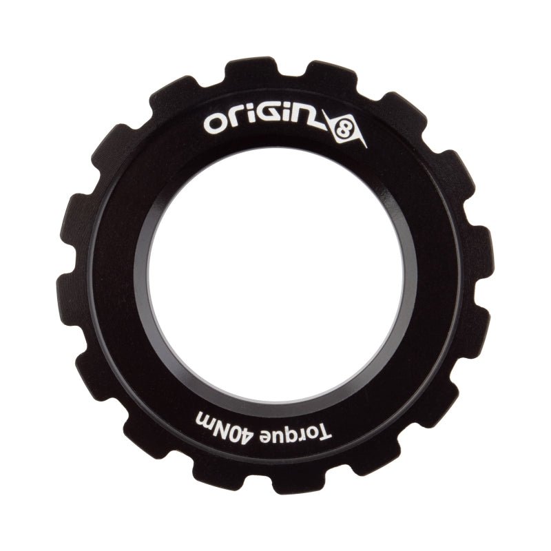 Brakes Origin8 Origin8 CenterLock Disc Lockring Black Rotor Black