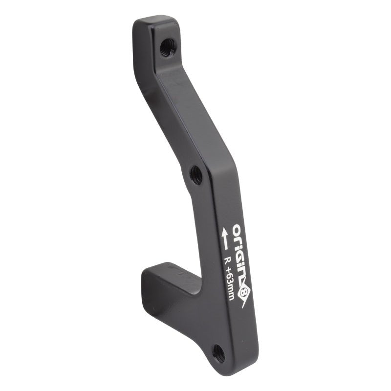 Brakes Origin8 Origin8 Vise IS Mount to Post Mount Disc Adapter RR 140mm to 203mm IS Mount Post Mount Black +63mm Dark Slate Gray