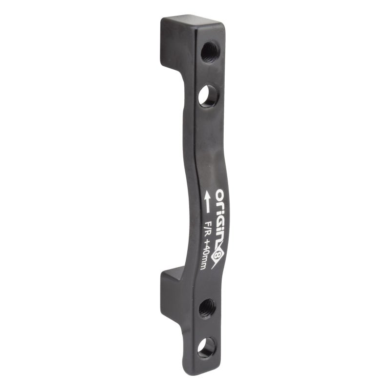 Brakes Origin8 Origin8 Vise Post Mount Disc Adapter FT/RR 160mm to 200mm Post Mount Post Mount Black +40mm Dark Slate Gray