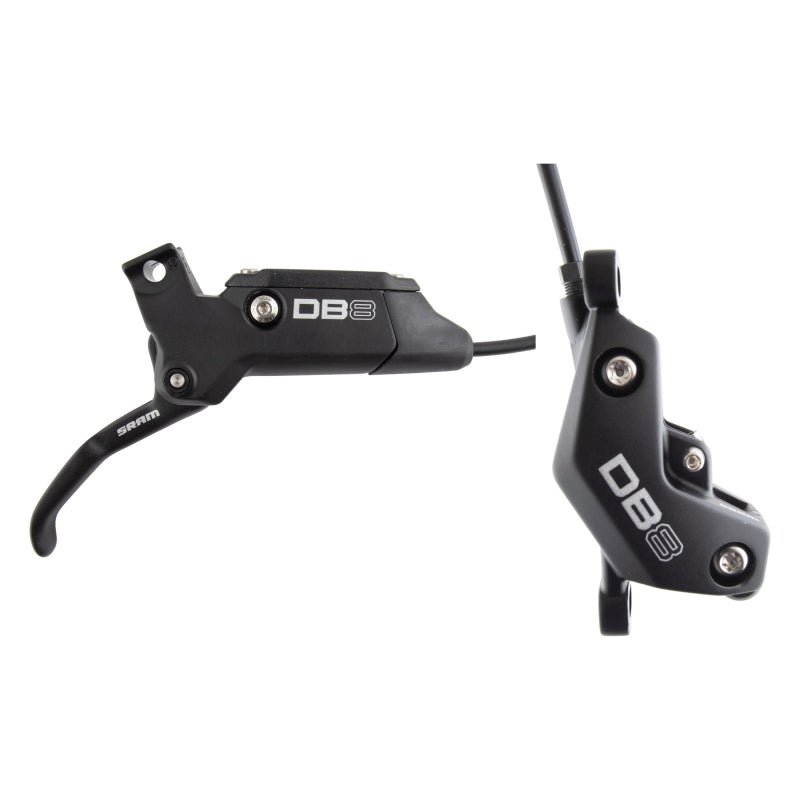 Disc Brake & Lever SRAM SRAM DB8 Disc Brake Lever - Rear Mineral Oil Hydraulic Post Mount Diffusion BLK A1 Dark Slate Gray
