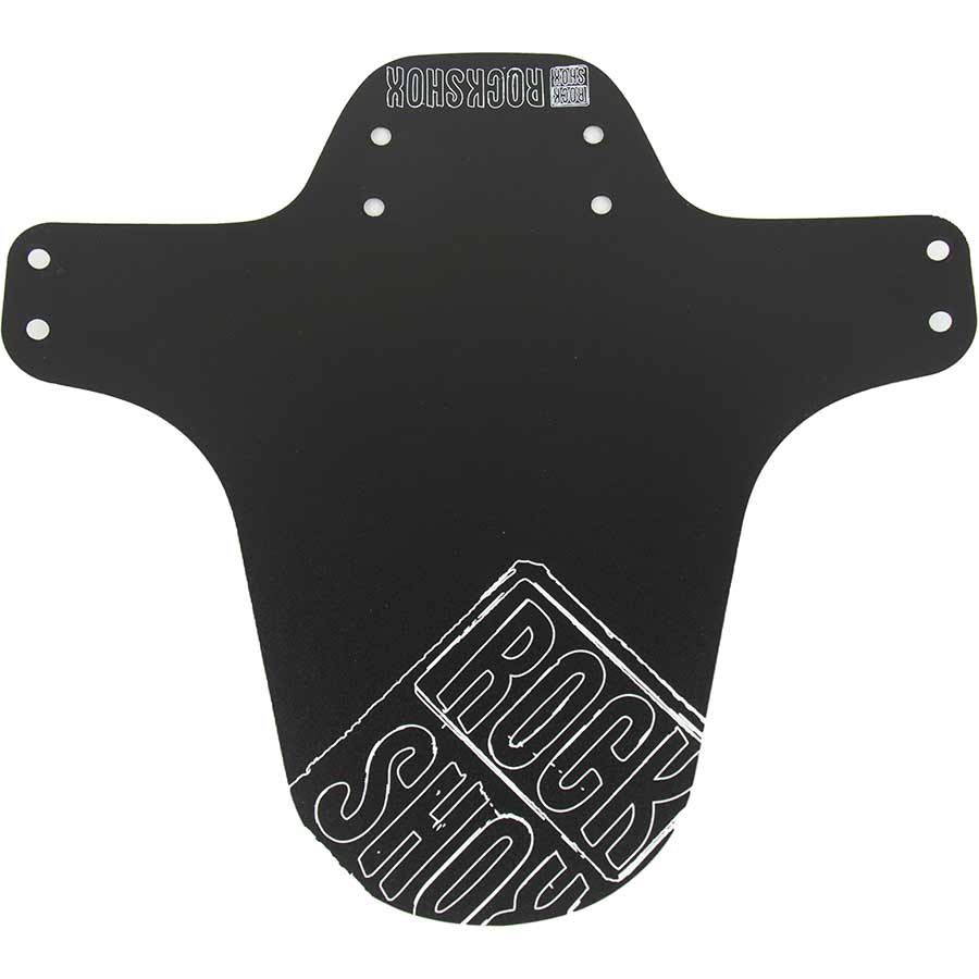 Front Fenders RockShox RockShox Fender Front Fender 26-29 Outline White Distressed Dark Slate Gray