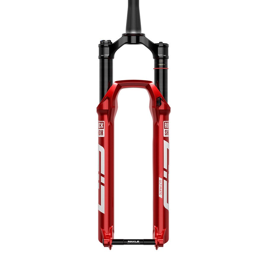 Suspension Fork RockShox RockShox SID Ultimate Race Day 2 Suspension Fork - 29" 120 mm 15 x 110 mm 44 mm Offsett Electric Red 3P Remote D1 Brown