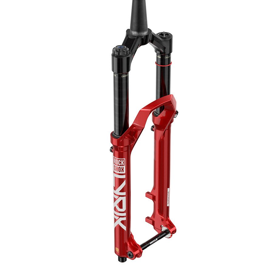 Suspension Fork RockShox RockShox Lyrik Ultimate Charger 3.1 RC2 Suspension Fork - 29" 140 mm 15 x 110 mm 44 mm Offset Electric Red D2 Brown