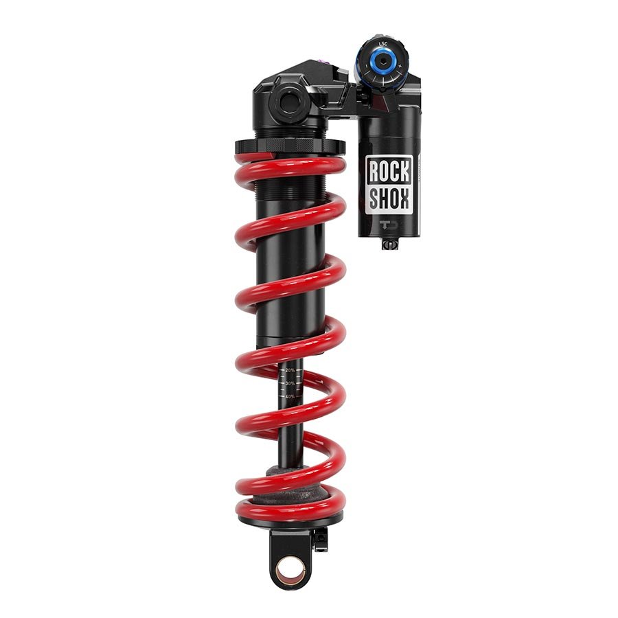 Rear Shocks RockShox RockShox Vivid Coil Ultimate C1 Rear shock 185x50 Shaft Eyelet: Standard Body Eyelet: Trunnion Reb55/Comp30 Adj Hydraulic Bottom Out Lockout 2 Dark Slate Gray