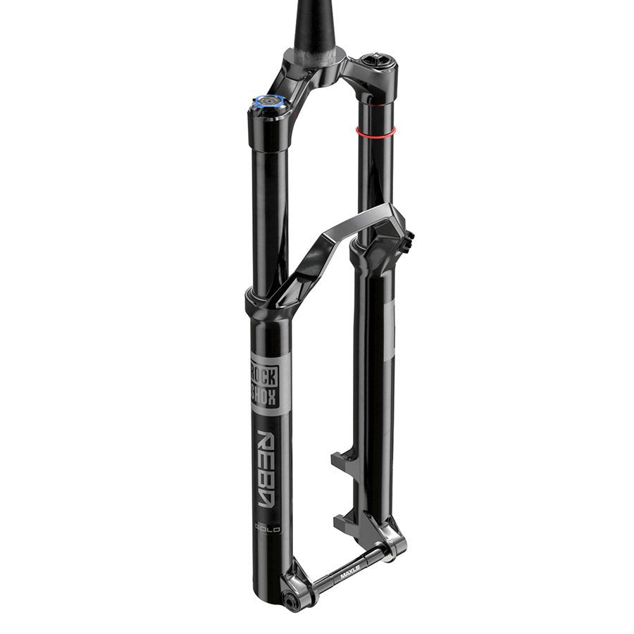Suspension Fork RockShox RockShox Reba Gold 3P Crown B1 Suspension Fork 27.5 DebonAir 120mm 1-1/8-1.5 15x110mm TA Rake: 44mm Black Dark Slate Gray