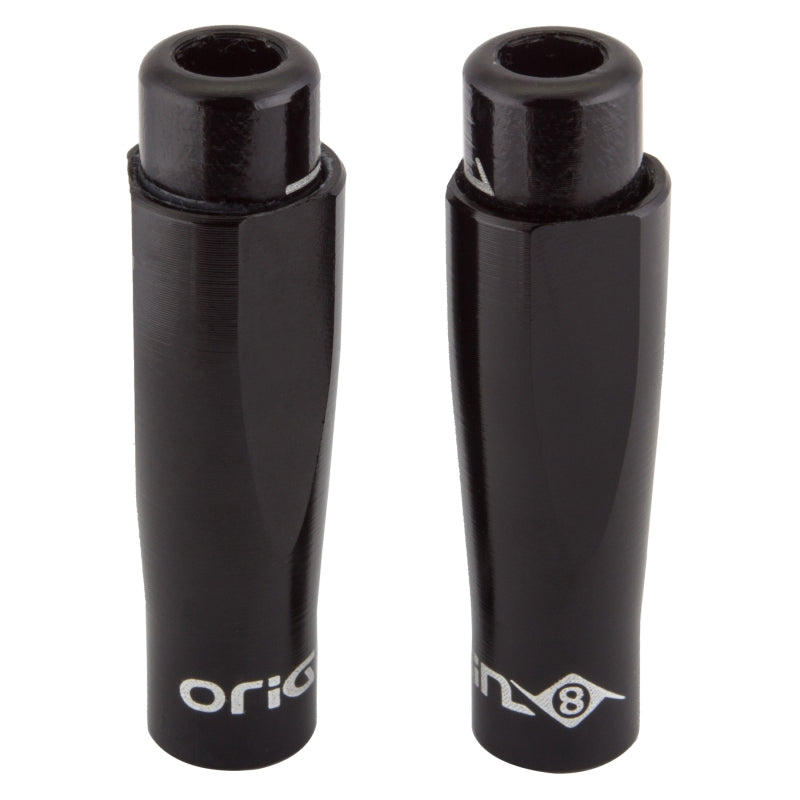 Origin8 4mm In-Line Barrel Adjuster Kit Barrel Adjuster 4mm Alloy Black 1 Pair In-line