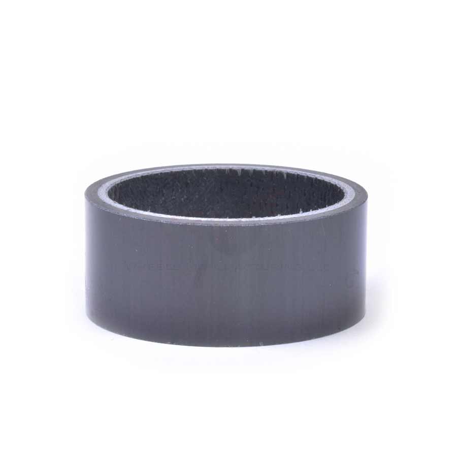 Headset Spacers Wheels Manufacturing Wheels Manufacturing Carbon Headset Spacer - 1-1/8" 15mm Gloss 1-each Dim Gray
